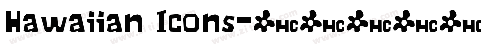 Hawaiian Icons字体转换